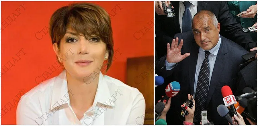 Бойко първи в микробуса на Диана Найденова