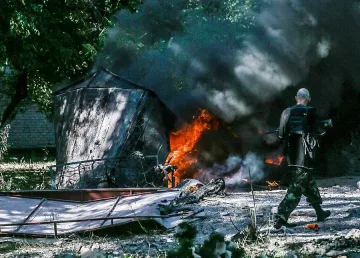 Пореден обстрел в Донецка област