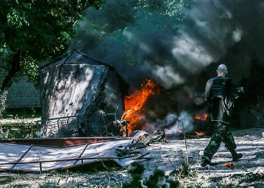 Пореден обстрел в Донецка област