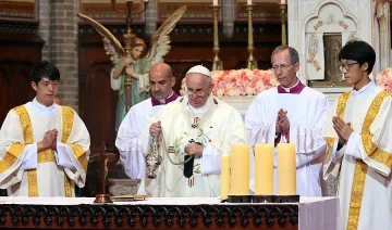 Папата призова за обединение на Северна и Южна Корея