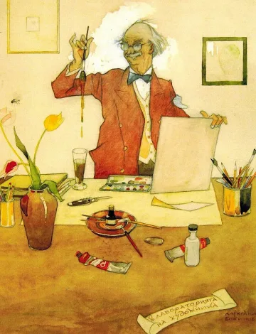 Показват майстори на шаржа в Стара Загора