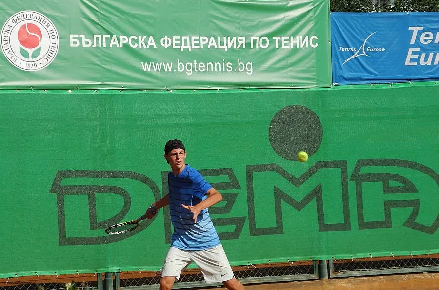 Александър Лазаров и Зиновия Ванева на полуфинал на Dema Cup