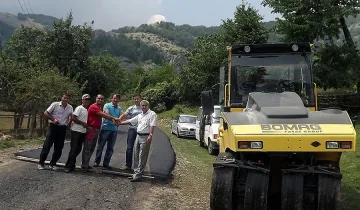 Асфалтират пътя към язовир „Боровица“