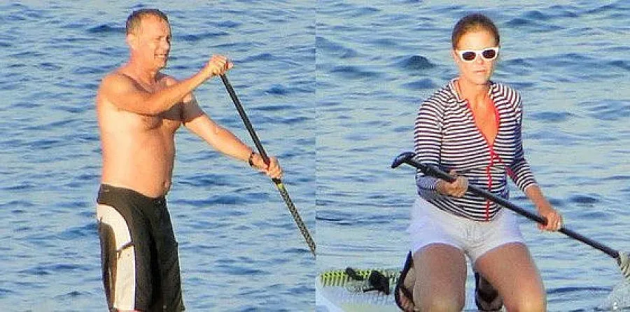 Том Ханкс на почивка в Гърция