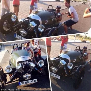 Защитник на "Реал" юрка триколка