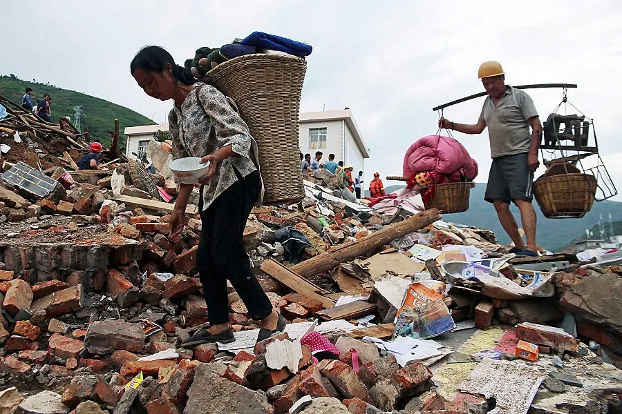 Жертвите на труса в Китай станаха 589