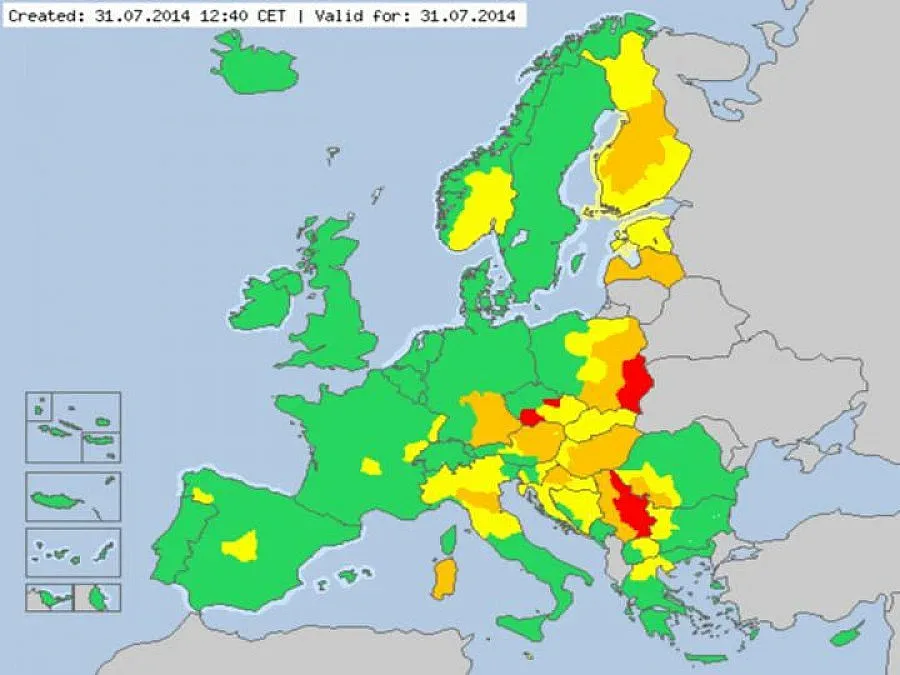 Обявен е червен код на границата между Сърбия и България