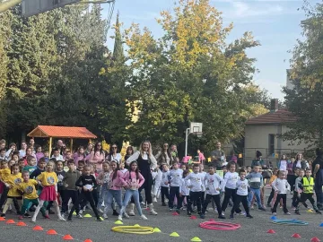 Три старозагорски градини се включиха в спортен празник