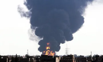 Военен самолет падна в Бенгази