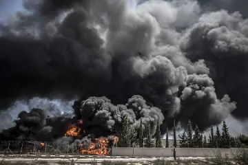 Гори електроцентралата в Ивицата Газа
