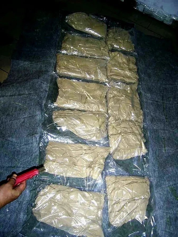 Дългия крие 106 кила хероин в прежда