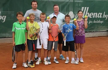 Шампион на Русия по тенис тренира на морето