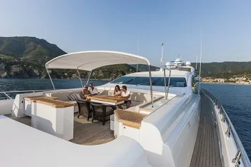 Лукс на борда на най-голямата открита яхта