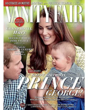 Принц Джордж краси корица на списание за ЧРД