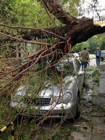 Ледено торнадо потроши София