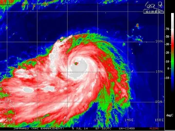 Япония с предупреждение за най-висока степен на тайфуна Неогури