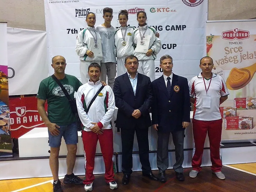 Фурор за България на карате в Хърватия 