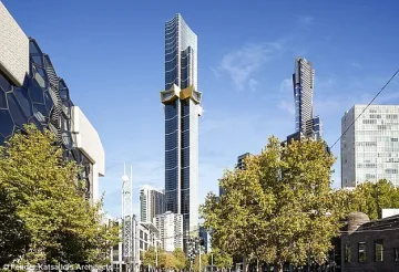 Мелбърн приютява най-високата жилищна сграда в Южното полукълбо