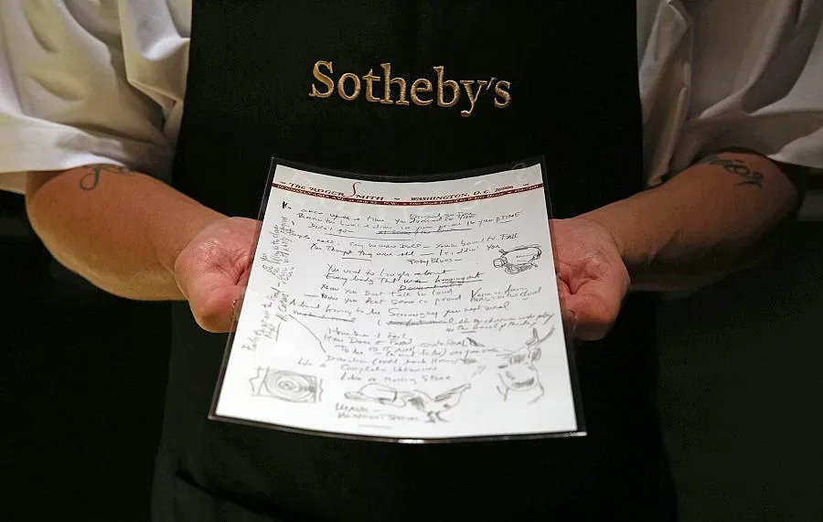 Продадоха ръкопис на Боб Дилън за $ 2 млн.