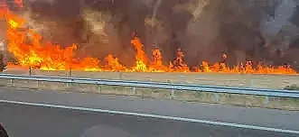 Пожар на АМ Тракия! Къде е избухнал