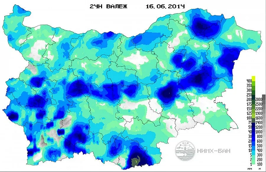 Вторник носи още гръмотевични бури