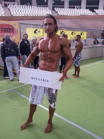 Миро Йончев на "Мистър Олимпия"