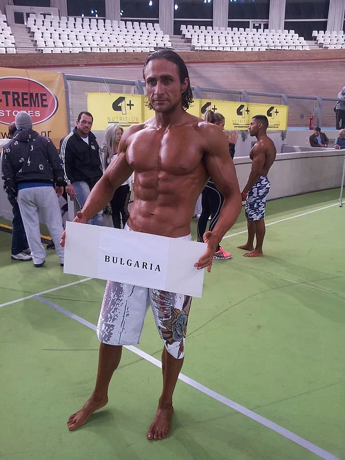 Миро Йончев на "Мистър Олимпия"