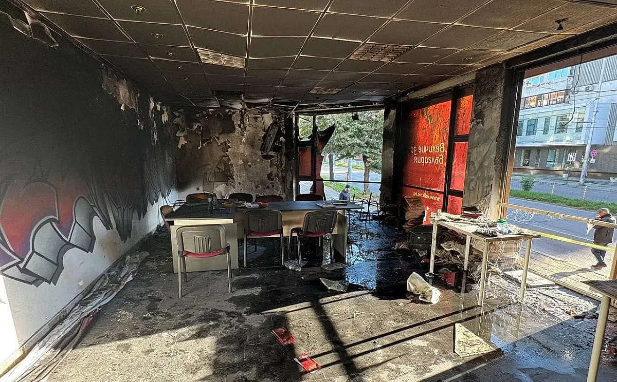 Изгоря партиен офис на "Величие" във Варна