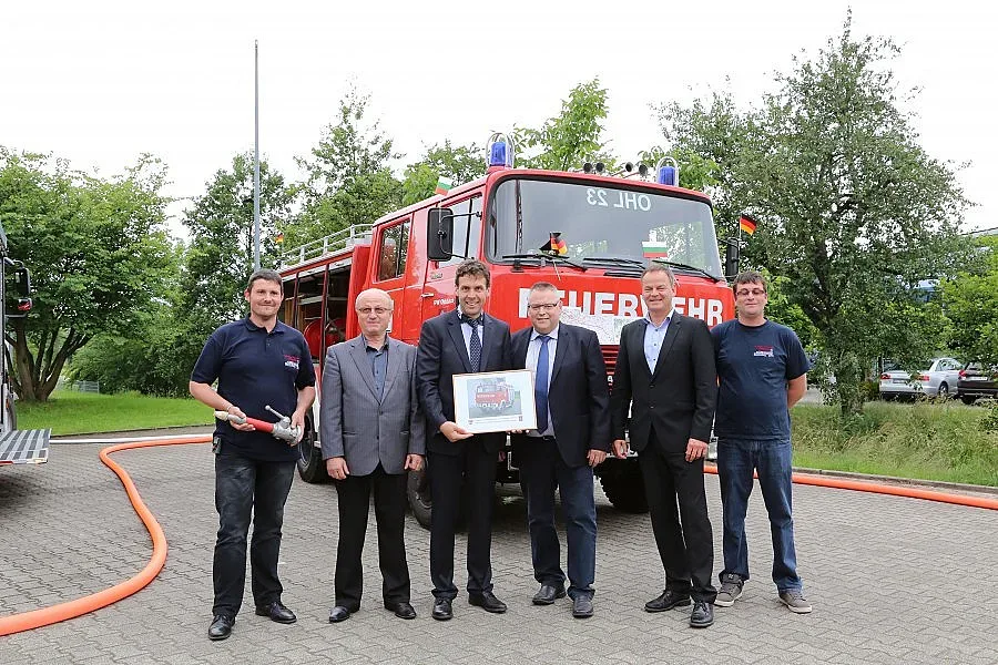 Германска община дари пожарна на село Чупрене