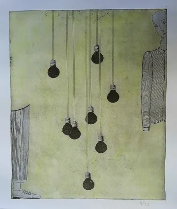 Графики на Карамфилов в галерия "Нюанс"