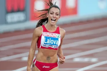 Ивет Лалова първа на 200 метра
