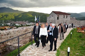 Терзиева откри реставрираната византийска крепост „Перистера" 
