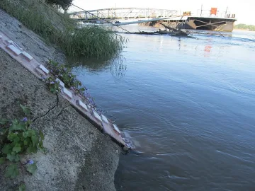 Дунав се закрепи на 708 см при Никопол