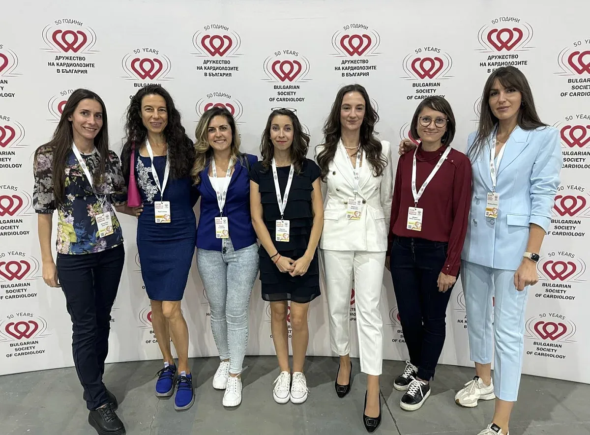 15 лекари от ,Сърце и Мозък‘ Плевен взеха участие в Националния юбилеен конгрес по кардиология в Пловдив