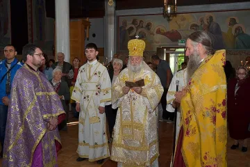 Дометиан отслужи литургия за светите братя в Монтана