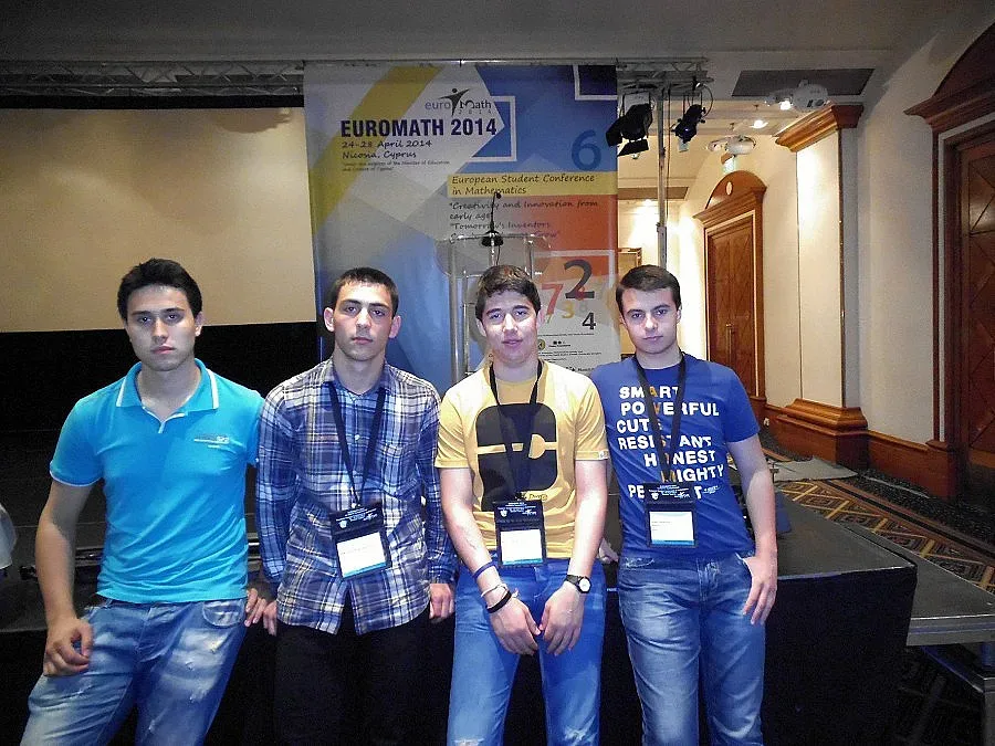 Млади математици от Кърджали с успех на Euromath 2014 в Кипър