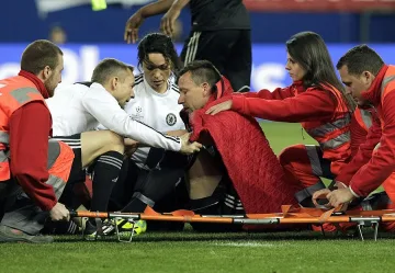 Чех и Тери тренират преди реванша с Атлетико 