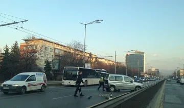 Пожар горя в бившия хотел "Плиска"
