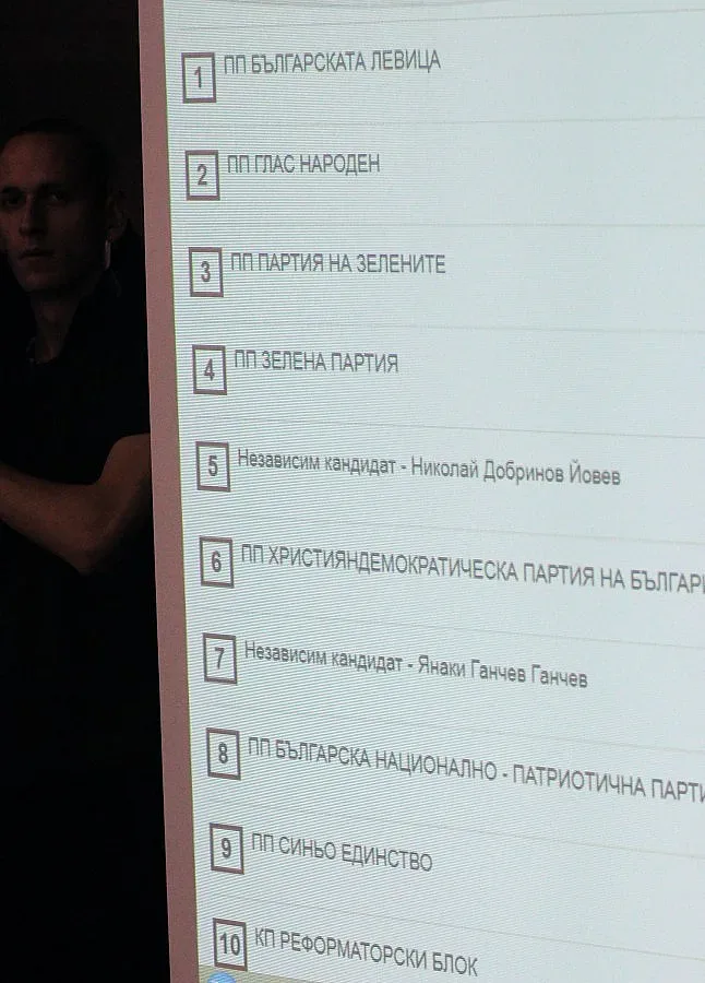 ЦИК решава за окончателния вид на бюлетината