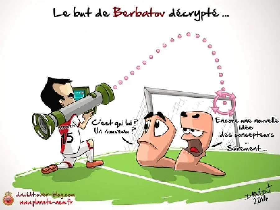 Голът на Бербо - хит и карикатура