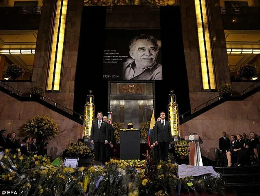 Жълтите пеперуди изпратиха Маркес