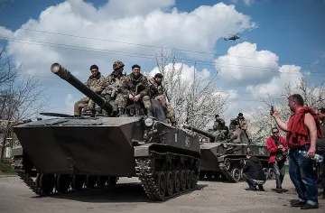 Украински БТР-и в ръцете на Донбас