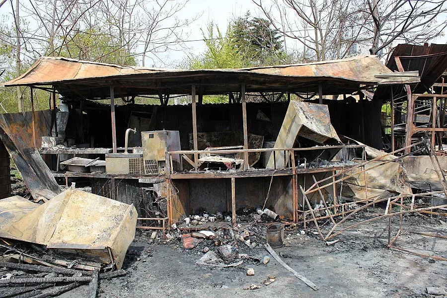 Пожар изпепели ресторант в Балчик