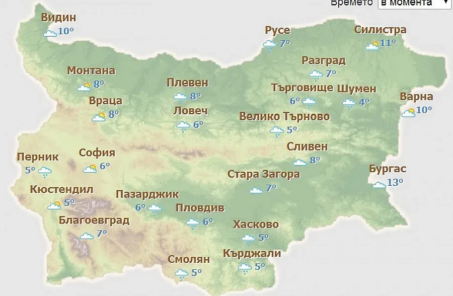 Сняг скова прохода Шипка и Пловдивско