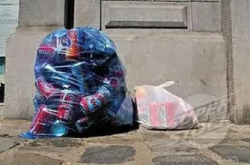 Измама с торби за смет в Белгия