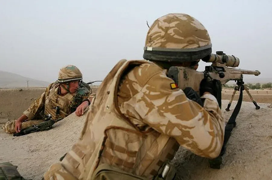 Британски снайперист уби 6 талибани с един изстрел