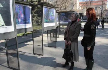 Нешка откри изложба в градинка