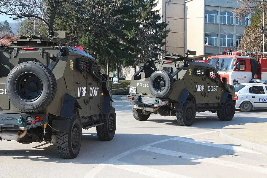 Коли на СОБТ в готовност за атака в Лясковец