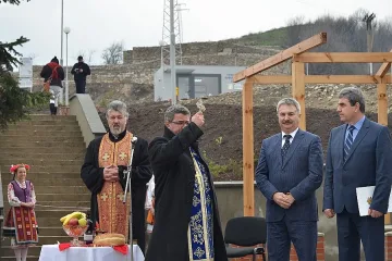 Вдигнаха отново крепостта „Монтанезиум" край Монтана