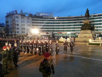 Тържествена заря-проверка за 136 г. от Освобождението